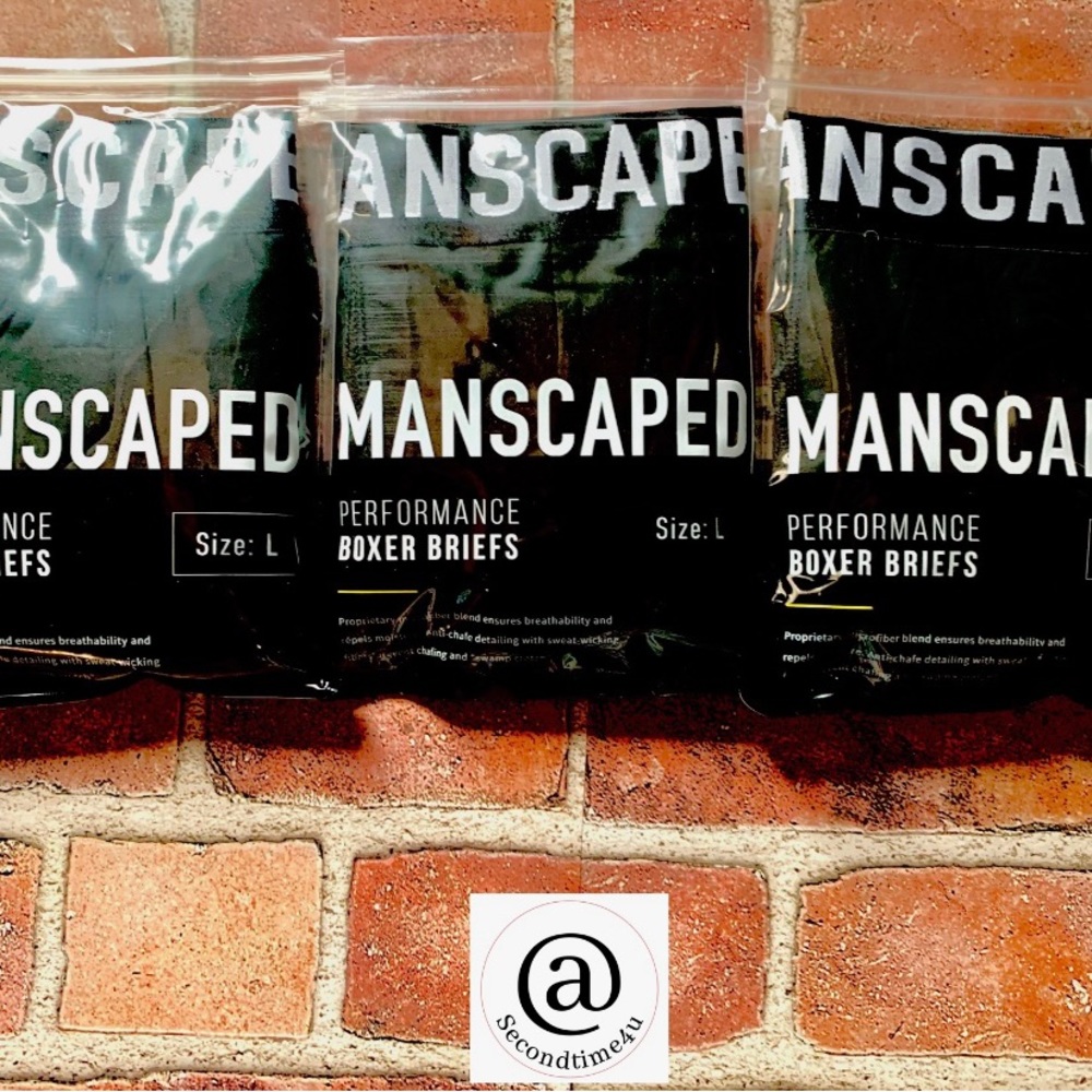 Brand New Manscape Boxers Size L 3 pairs for $45